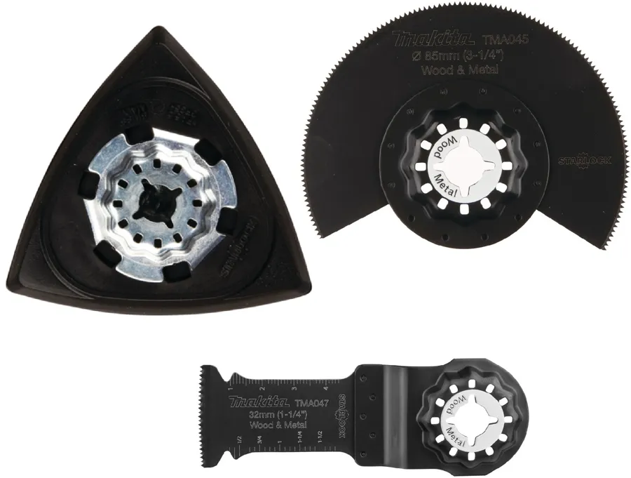 Набор насадок Starlock для мультитула 3 шт Makita 199515-3