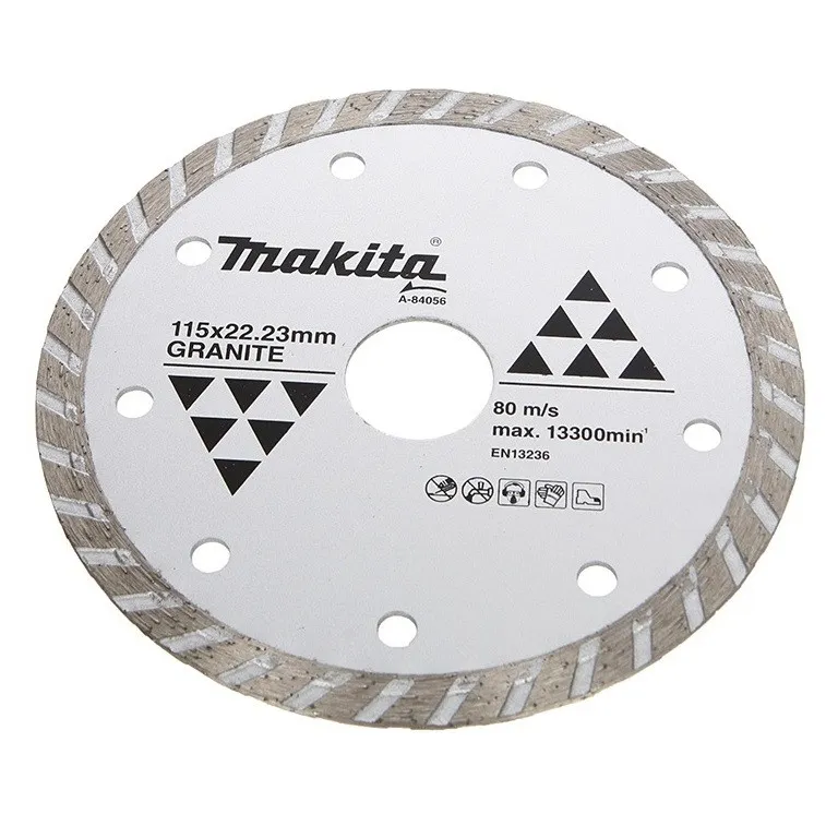 Алмазный сплошной диск Turbo 115х22.23 мм Makita A-84056