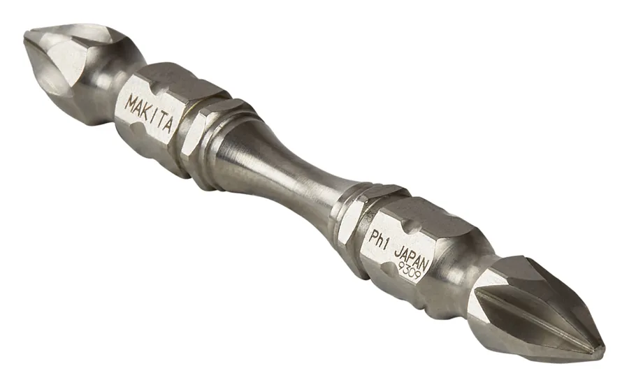 Насадка двусторонняя Silver Torsion, PH1, 65 мм, E-form (MZ), 3 шт Makita B-21836