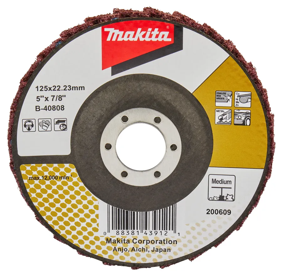 Лепестковый полировочный диск 125 мм Makita B-40808