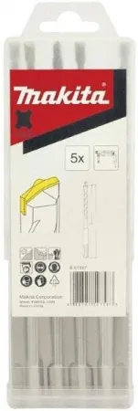 Набор буров по бетону SDS-Plus (6х210) 5 шт Centering Tip Makita B-61597