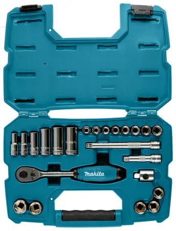 Набор ключей и головок 23 предмета 3/8 Makita B-65573