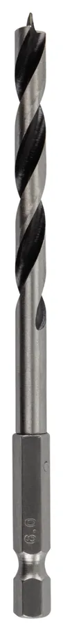 Сверло спиральное по дереву 6х110 мм, 1/4 Makita D-15899