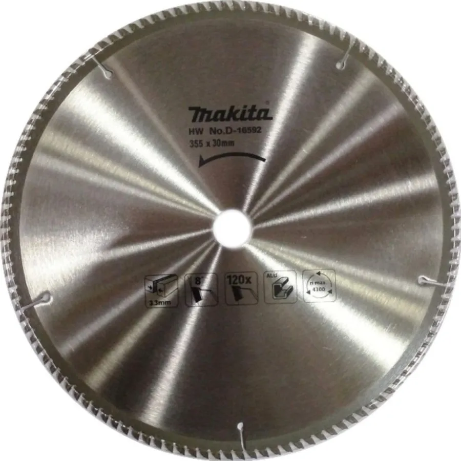 Пильный диск для алюминия 355x3.3x30, 120T Makita D-16592