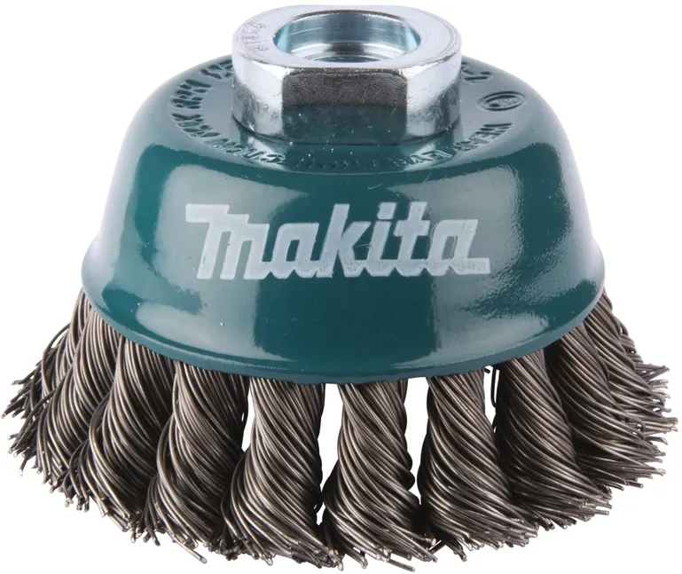 Чашечная щётка 75 мм из стальной проволоки 0.5 мм, M14 для УШМ Makita D-24131
