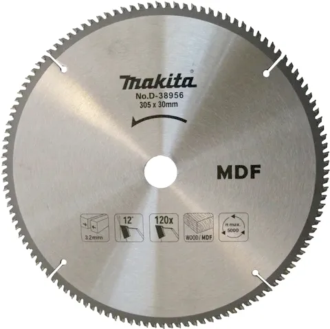 Пильный диск для МДФ 305x30 мм, 120T Makita D-38956