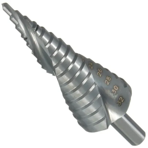 Сверло ступенчатое HSS со спиральным желобком, 4-32, 10 мм Makita D-40163
