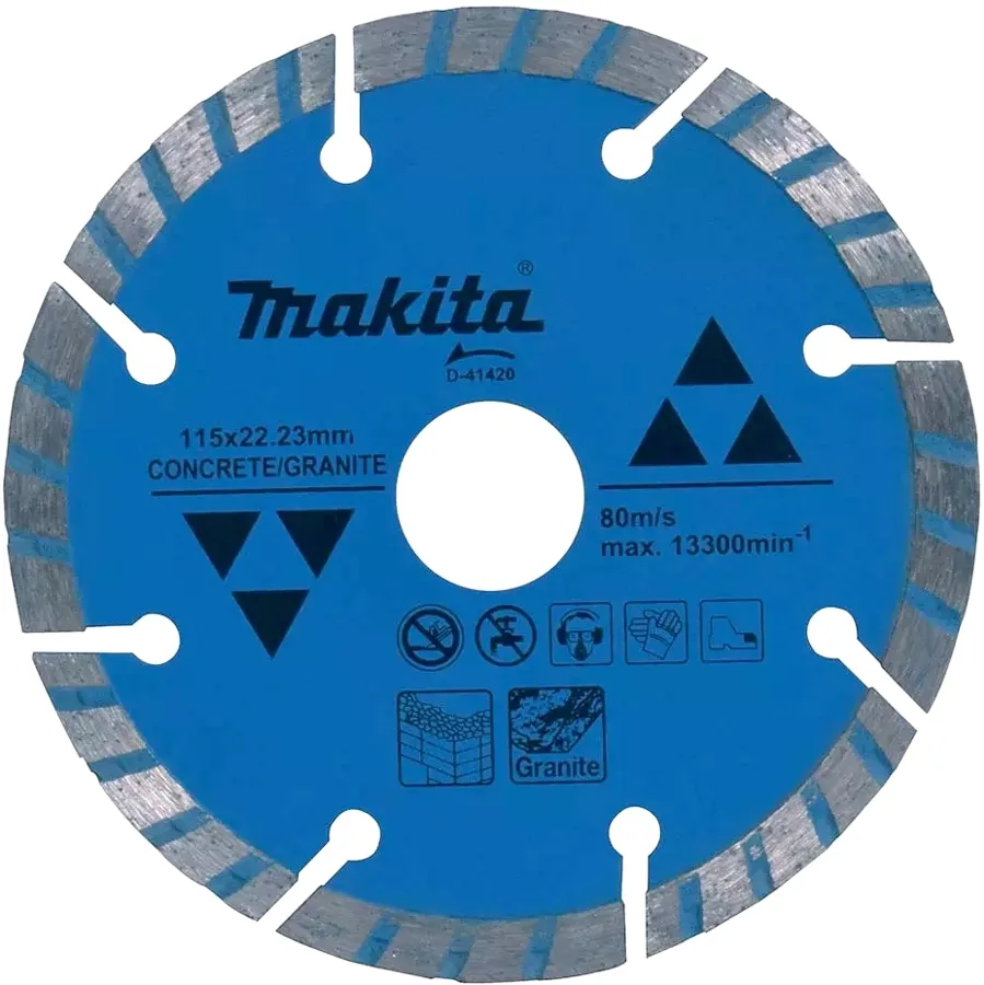 Алмазный диск по бетону 115x22.23 мм Makita D-41420