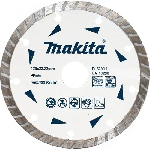 Диск алмазный по бетону 125x22,23 мм Makita D-52803