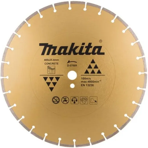 Алмазный диск по бетону 400х25,4/20 мм Makita D-57009
