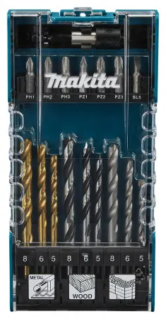 Набор насадок и сверл, 17 шт Makita D-74887