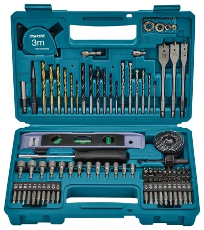 Набор сверл и насадок BASIC, 102 предметов Makita E-10730