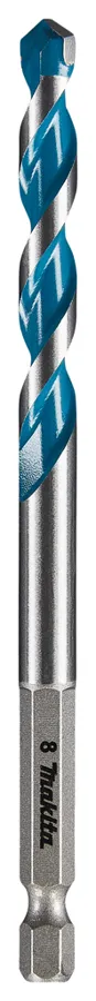 Сверло универсальное 8.0x120, 1/4 E-form Makita E-15045