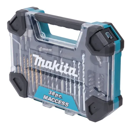Набор насадок и сверл 38 шт в кейсе MACCESS Makita E-22573