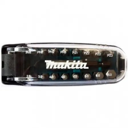 Набор бит с держателем 17 шт Makita P-80472